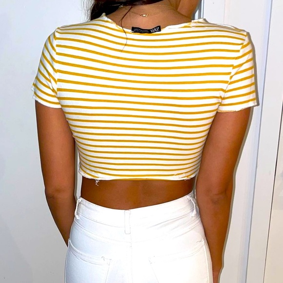 Striped Zara Crop Top - Picture 2 of 2